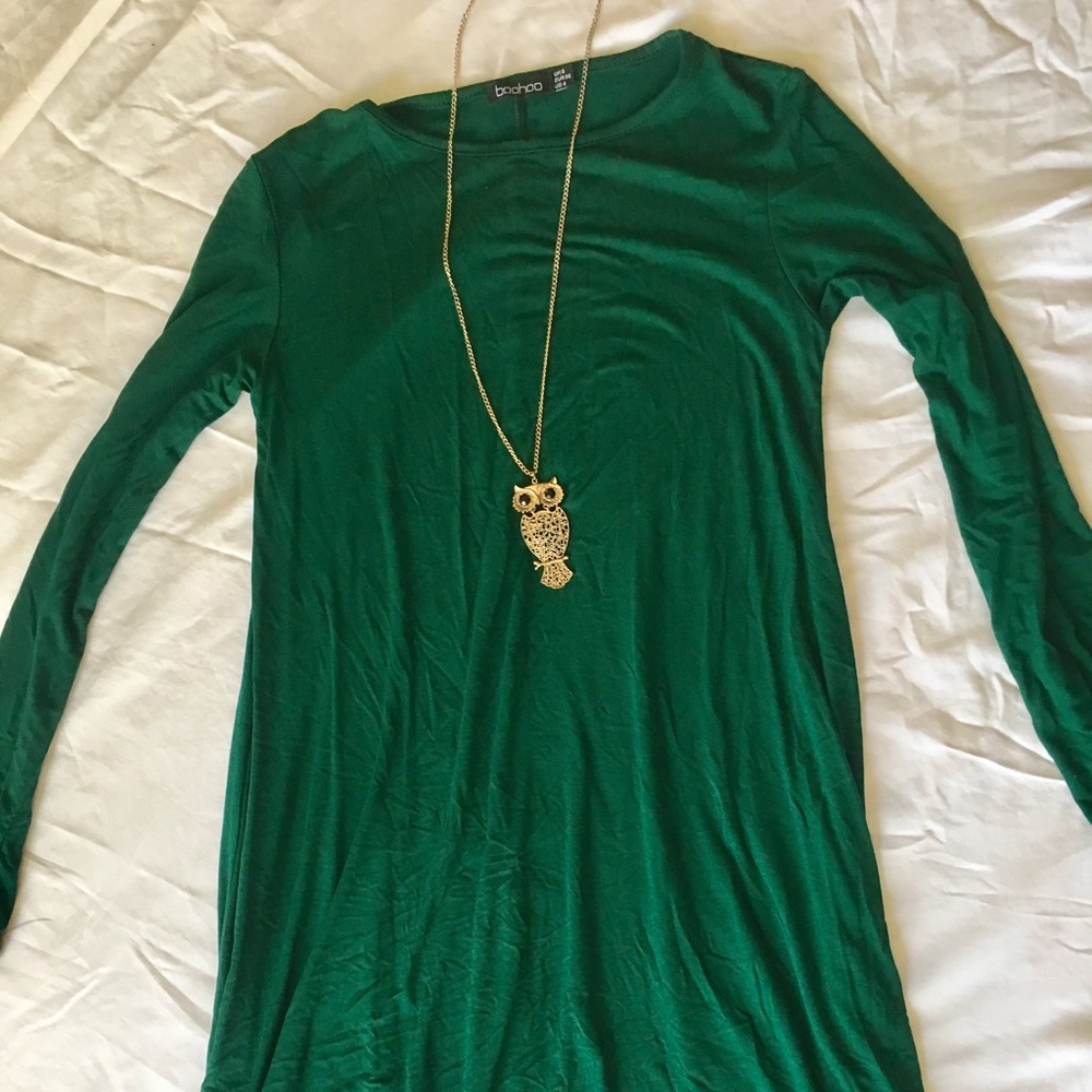 Green swing dress NWOT